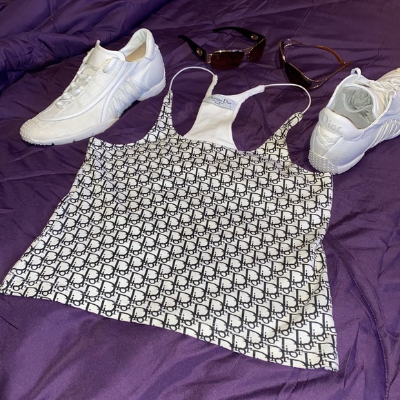 🔥Christian Dior Logo Tank Top Size 6🔥 - Picture 6 of 6